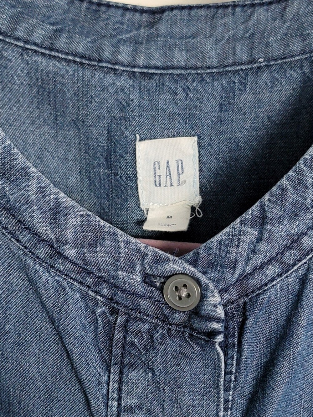 GAP Blue Chambray Dress - Picture 3 of 3